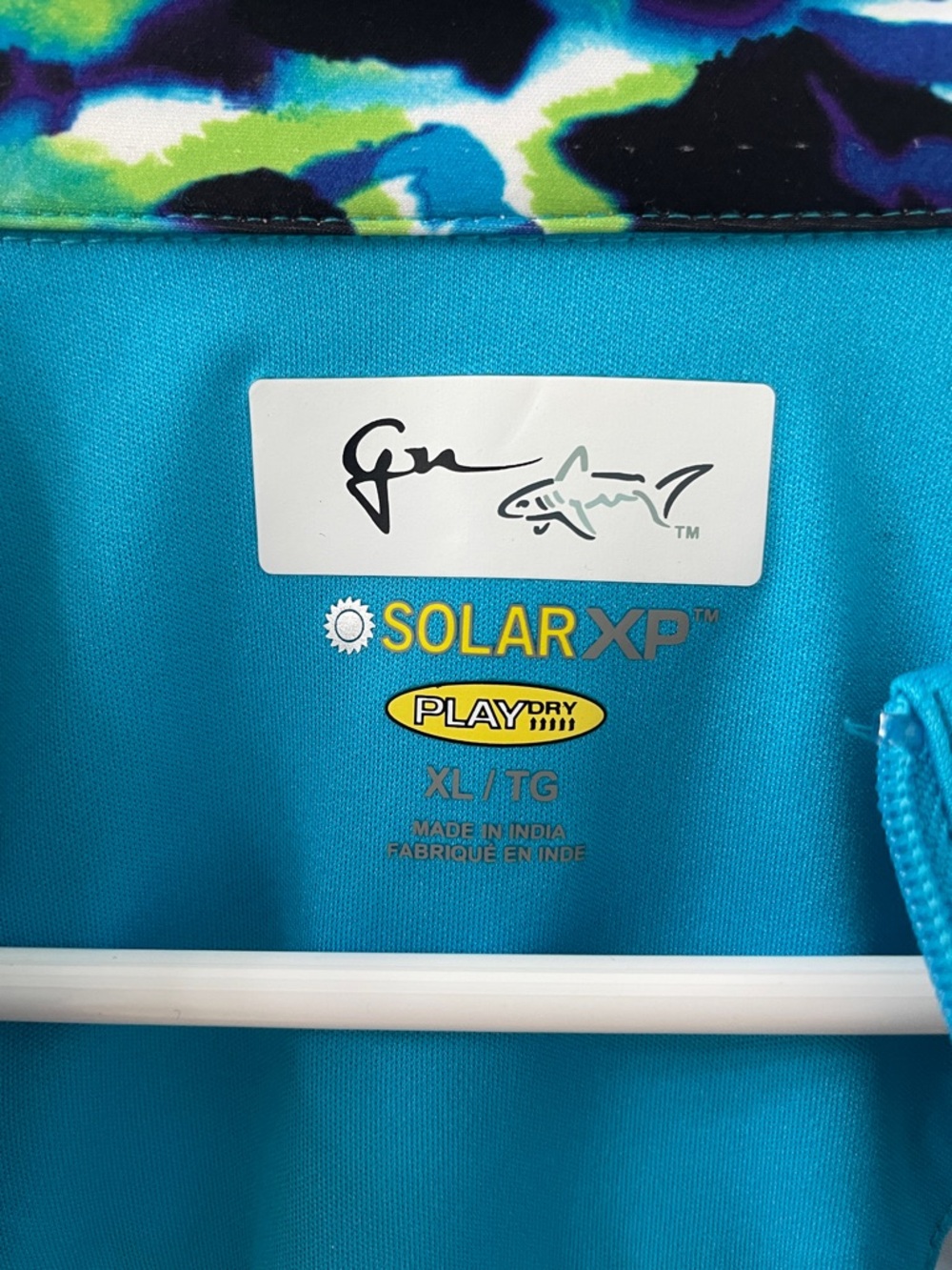 Solar XP Turquoise Performance Pullover - Picture 2 of 3